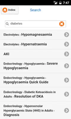 Emergencies Handbook android App screenshot 1